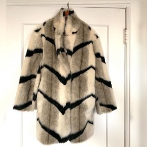 Gorg Faux Fur Coat Shrimps Inspired Anthropologie